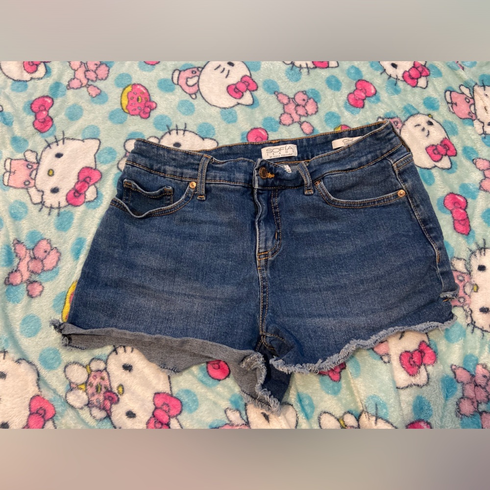 Denim shorts